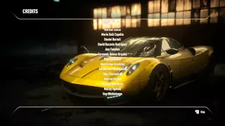 Need for Speed Rivals Credits