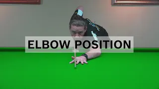 How ELBOW POSITION Changes the Cue Action | Snooker Tutorial for Beginners