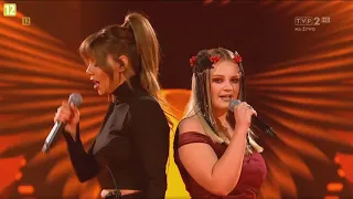 Edyta Górniak i Anna Gąsienica-Byrcyn-"Rolling in the deep" Finał The Voice of Poland 11