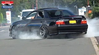 Toyota Chaser JZX100 w/ Straight Pipe - BURNOUTS & Loud Accelerations!