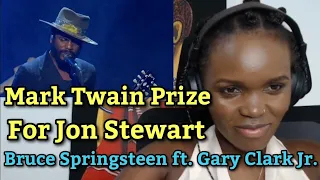 Reaction To Bruce Springsteen ft. Gary Clark Jr. - Mark Twain Prize For Jon Stewart