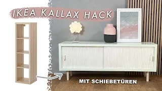 IKEA KALLAX HACK - stylische Kommode mit Schiebetüren einfach bauen | Upcycling Idee | EASY ALEX