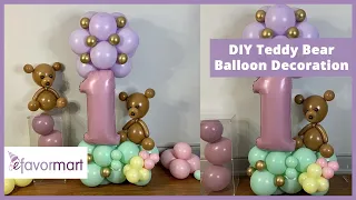 DIY Teddy Bear Balloon Decoration | Birthday Decor | eFavormart.com