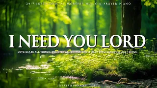 I NEED YOU LORD | Instrumental Worship and Scriptures with Nature | Inspirational CKEYS