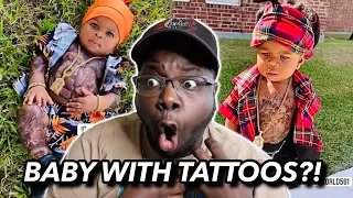 MOM TATTOOS HER 1 YEAR OLD FOR CONTENT