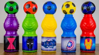 Most Satisfying Video l How I Made Kinetic Cups Soccer Balls Beads Coca Cola Bottles ASMR Drop