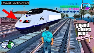 Secret Bullet Train Location in GTA Vice City ! Hidden Place | GTAVC Train (Super Fast)