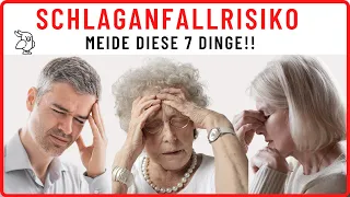 ✅SCHLAGANFALL VORBEUGEN✅ Meide diese 7 Dinge und dein Schlaganfall Risiko verkleinert sich deutlich!