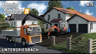 KUBOTA KX713 | Public Works and Farming | Untergriesbach | Farming Simulator 19 | Episode 15