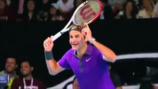 Роджер Федерер!  Что ты делаешь - ахаха - прекрати!!!