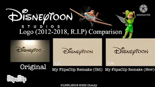 DisneyToon Studios Logo (2012-2018, R.I.P) Comparison (Updated Version)