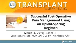 Successful Post-Operative Pain Management Using an Opioid-Sparing Regimen