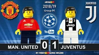 Manchester United vs Juventus 0-1 • Champions League 2019 (23/10) All Goals Highlights Lego Football