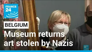 Belgium museum returns painting stolen by Nazis to family of original owners • FRANCE 24 English