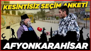 AFYONKARAHİSAR KESİNTİSİZ -SAYAÇLI SEÇİM ANKETİ! | Afyonkarahisar Sokak Röportajları