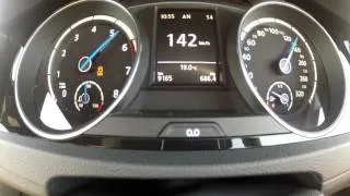 2014 Volkswagen Golf R DSG acceleration 0-150km/h with Launch Control