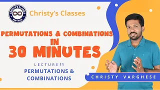 #11 | Permutations & Combinations | Aptitude in 30 Minutes | UPSC CSAT | Christy Varghese