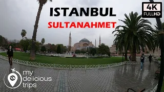 Istanbul city walking tour | Istanbul old city walking tour | full hd | Turkey walking  tour