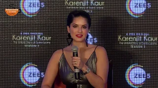 Cafe Shots - karenjit kaur |Press meet|Sunny Leone|