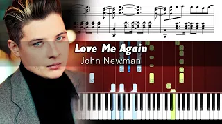 John Newman - Love Me Again - Advanced Piano Tutorial with Sheet Music