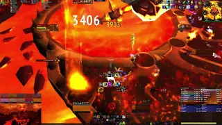 Cataclysm : Twinstar Athena - Ragnaros Heroic [Feral-Hpal-Lock POV]