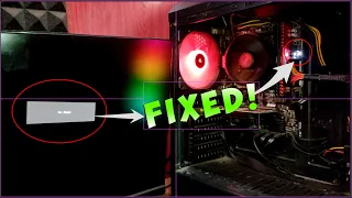 Solved: No Signal on monitor and VGA Light on Motherboard