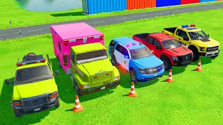 ALL POLICE VEHICLES DACIA, CHEVROLET, VOLSKWAGEN AND AMBULANCE EMERGENCY MERCEDES ! FS22 2