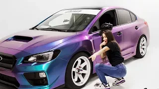 Worst Car Wrap Ever? Can We Fix This? | Lady Driven 2017 WRX