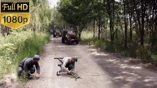 【浴血】遊擊隊半路埋地雷伏擊，全殲日軍車隊！#抗日 #电影