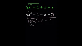 Solving A Radical Equation | Algebra