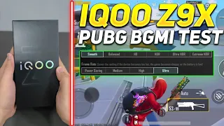 IQOO Z9X BGMI TEST 🥶 | IQOO Z9X PUBG MOBILE TEST | IQOO Z9X GAMING TEST