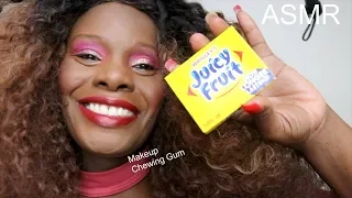 Makeup Chewing Gum ASMR Eating Sounds (Summer Look)