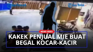 VIRAL Kakek Penjual Mie Bikin Begal Kocar Kacir Usai Keluarkan Benda Ini