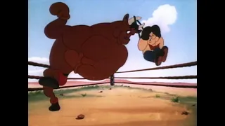 Popeye vs. Bully Boy (Popeye the Sailor Man - "Popalong Popeye")