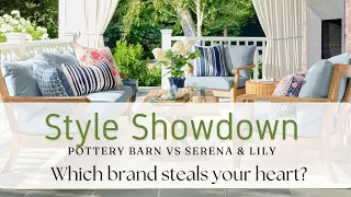 Style Showdown Pottery Barn vs  Serena & Lily Home Furnishings.