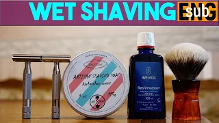 Эксперименты с Rockwell 6s. Лосьон Weleda. Кофеварка от YAQI. Weleda | Бритьё с HomeLike Shaving