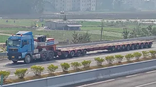 【Chinese Truck】Truckspotting on Shenyang-Haikou Highway(FAW,Scania,Volvo,Sitrak,Hino)01.13.2024