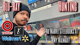 BLU-RAY HUNTING - NO MARVEL STEELBOOKS AT MY WALMART! Where Are The $5 Steelbooks At?