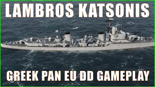 Lambros Katsonis Greek Pan European Destroyer World of Warships Wows