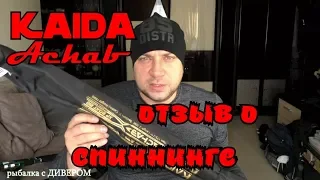 Kaida Achab часть 2 - отзыв о спиннинге, все карты на стол! - реплика на Interceptor. ДИВЕР