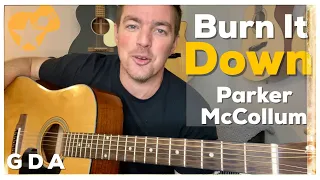 Burn It Down | Parker McCollum | Beginner Guitar Lesson