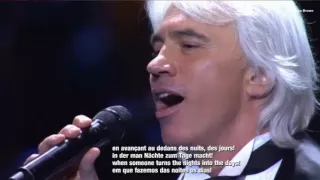 Dmitri Hvorostovsky- Doucement/doucement  France/Deutsch/English/Português lyrics