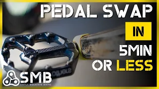 How to Remove and Install New Bike Pedals in 5min or Less | MTB Pedals