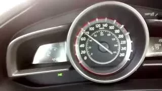 2015 Mazda-3  0-100km acceleration