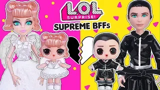 СВАДЬБА! СЕМЕЙКА Невесты и Жениха Куклы ЛОЛ Сюрприз! Мультик LOL BFFs Families Surprise Dolls