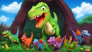 T Rex Rampage | Tiny Dinos Daring Escape & Fun Adventures - Toon Dinos