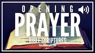 Bible Verses For Opening Prayer | Scriptures For Opening Prayer In a Church Service & Other Settings