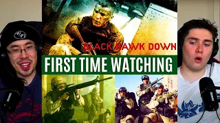 REACTING to *Black Hawk Down* THIS IS REAL??!! (First Time Watching) War Movies