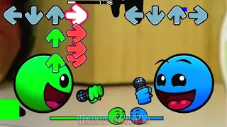 FNF Geometry Dash 2.0 vs Geometry Dash 2.2 Sings Sliced Pibby | Fire In The Hole FNF Mods
