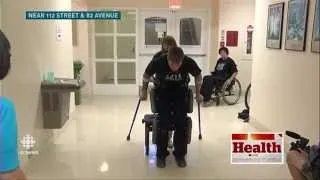 Paraplegic walks again